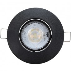 Φωτιστικό LED Χωνευτό Κινητό 5W 230V 450lm 38° CCT Μαύρο 92SPL8305CCT/BL